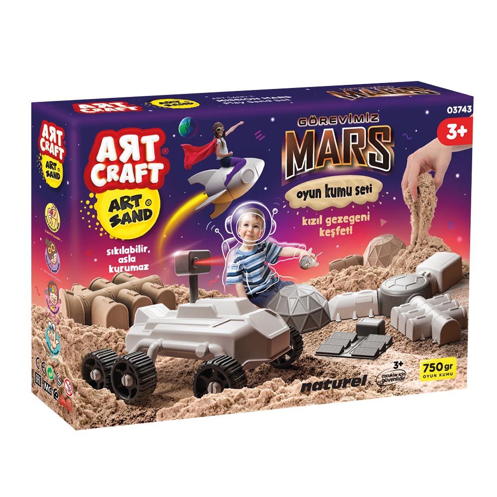 Mission Mars Play Sand Set-Art & Craft-Dede-