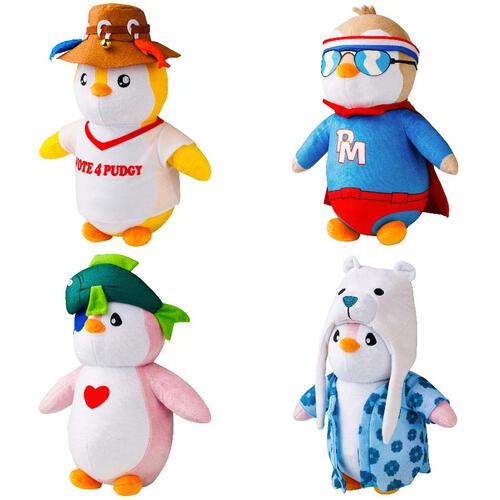 Pp Nft Huggable Plush 11.8" Asst. 4(Assorted - Includes 1)-Animal Figures-Pudgy Penguins-7290117585221