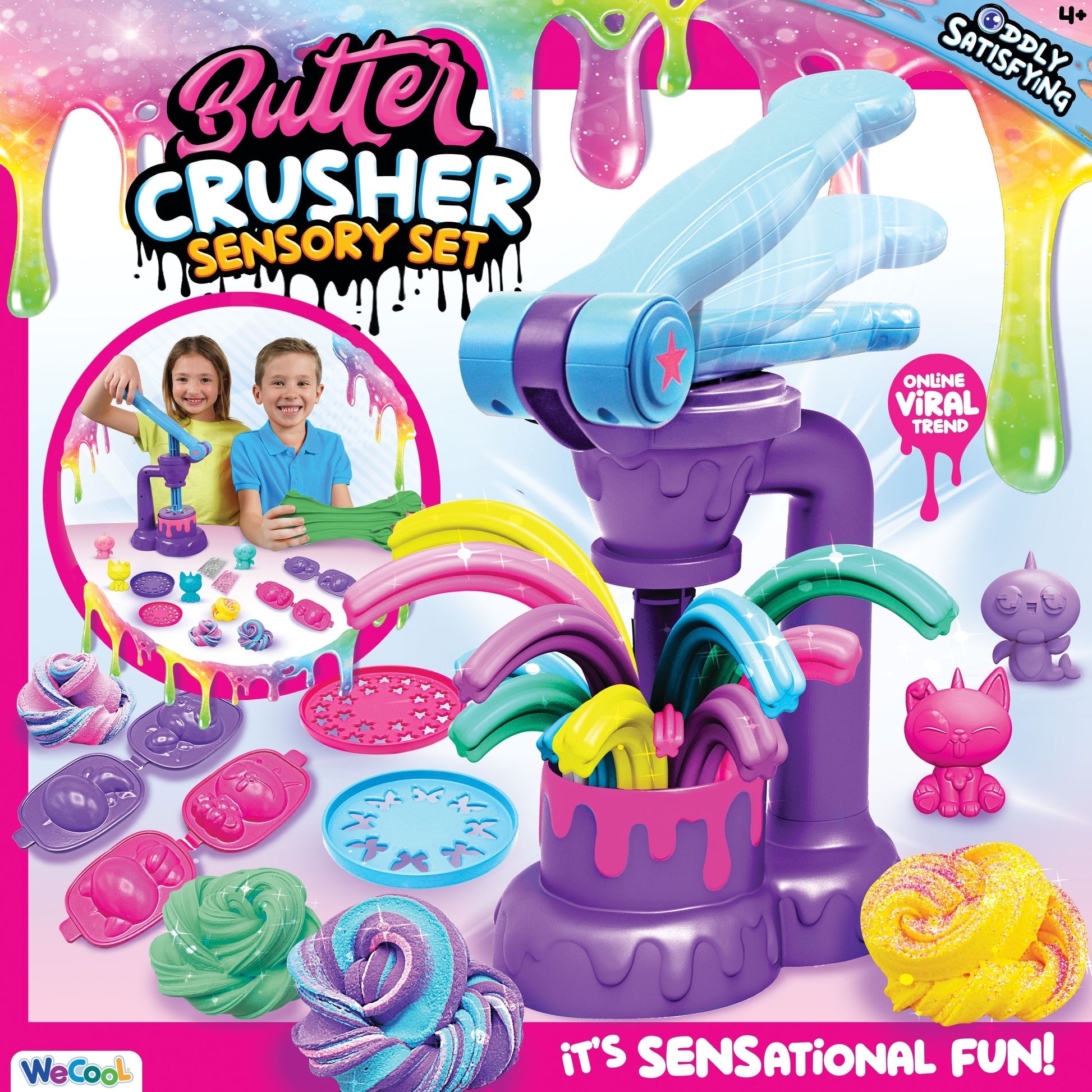 Wecool Butter Crusher Sensory Set-Slime & Dough-We Cool-617270114940