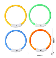 DIVING RING TOYS 4PCS