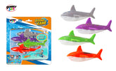Diving Shark Toys 4 pieces