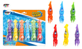 Diving Squid Toys 6 pieces