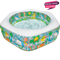 Intex Ocean Pattern Hexagonal Pool-INTEX