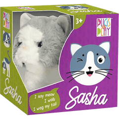 Pugs At Play Wklng Sasha 6.5 B/O Value-Plush Toys-STRIDE-