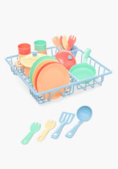 PLAYGO DISH DRAINER & KITCHENWARE - 23 PCS