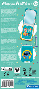 DISNEY BABY STITCH FLIP PHONE B/O