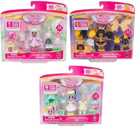 Royalehigh School Spirit Fashion 3 3Ass-Dolls & Accessories-JASWAR-191726733720