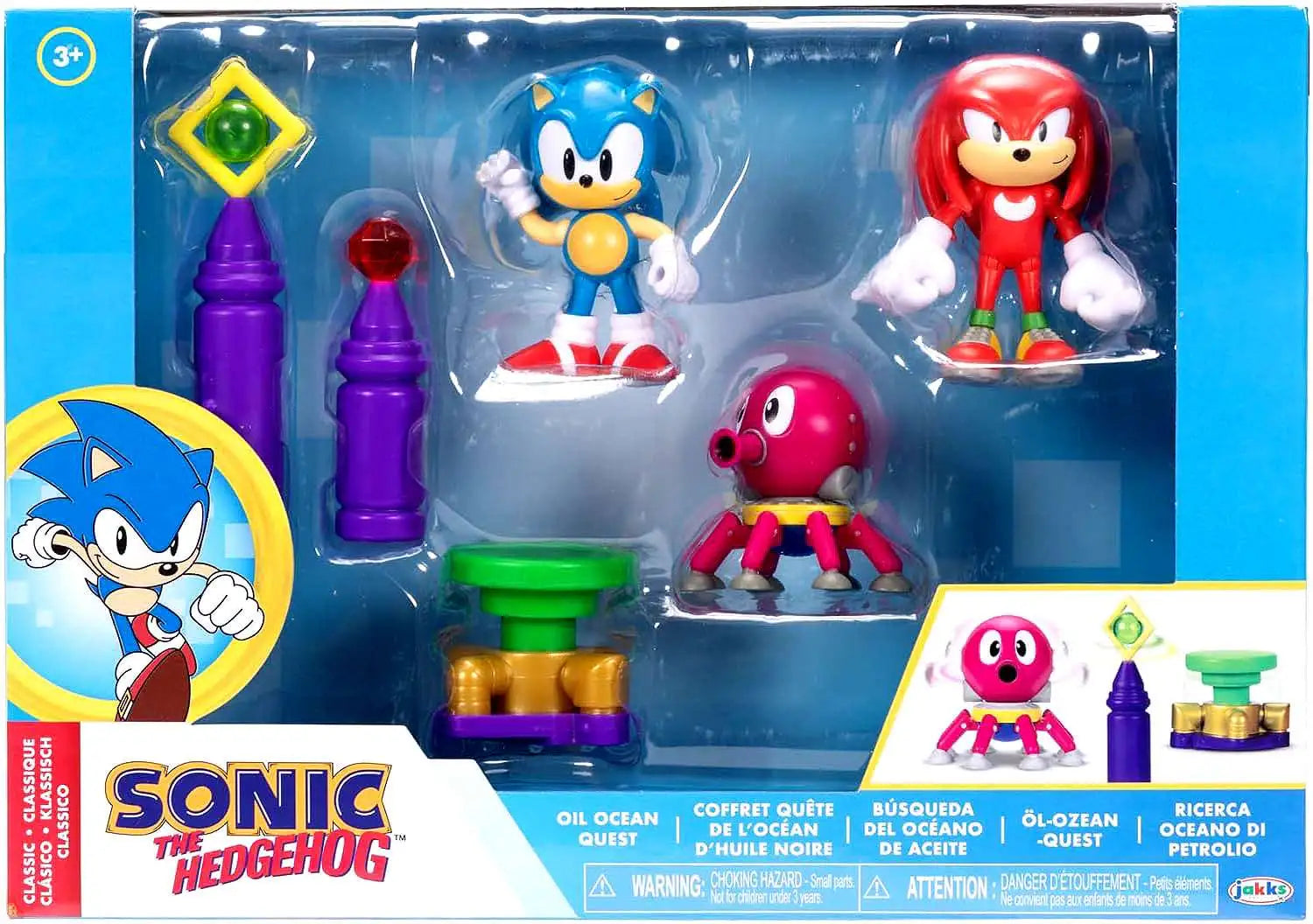 Sonic 2.5" Fig Oil Ocean Diorama Set-ACTION FIGURES & PLAYSETS-Sonic The Hedgehog-192995423268