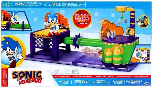 Sonic 2.5" Fig Oil Ocean Playset by Sonic The Hedgehog for kids - toys