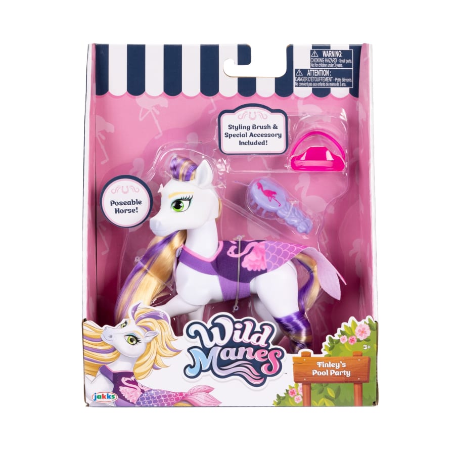 Wild Manes Core Horses Asst. 4(Assorted - Includes 1)-Dolls & Accessories-Wild Manes-192995723337