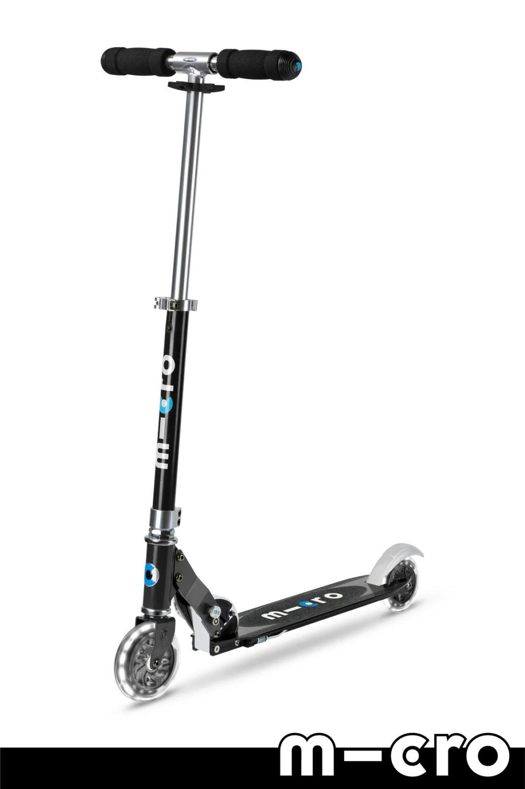 Micro Sprite Black Led-Ride-On & Scooters-Micro-7630053543570