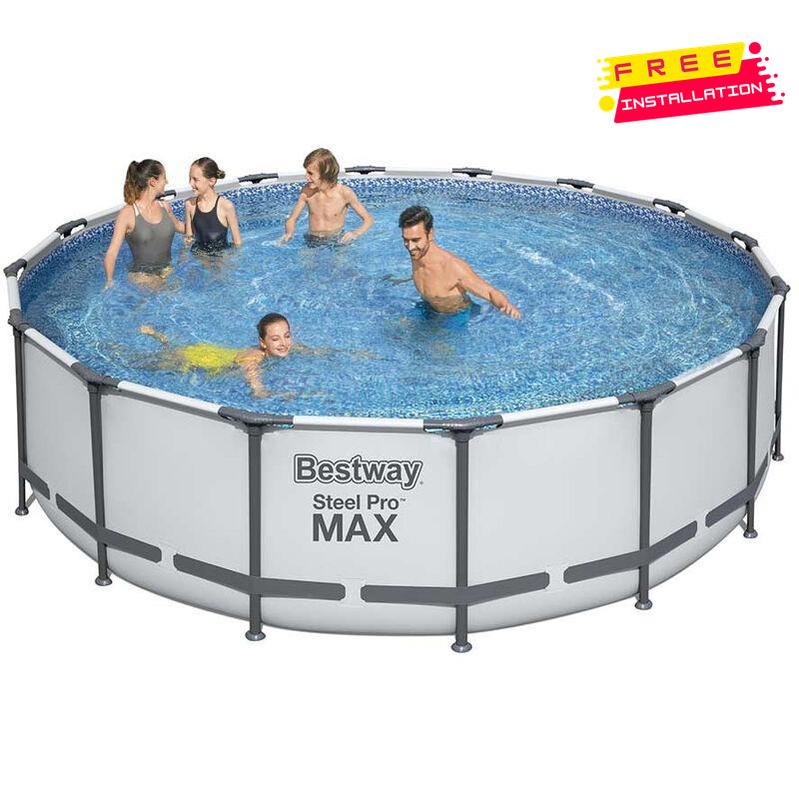Bestway Poolset Steelpro Max 488X122 - SWIMMING POOL - Bestway - Shop in Bahrain