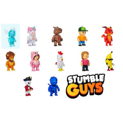 Stumble Guys Mini Action Fig 3"2-Pk Asst(Assorted - Includes 1)-Action Figures-Stumble Guys-810128422000
