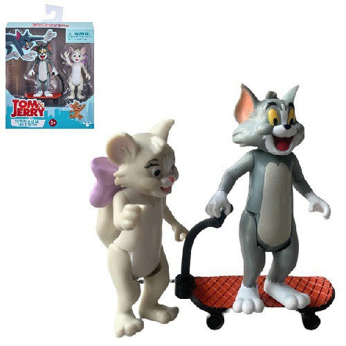 T&J S1 3" Figs 2Pk - Tom & Jerry Skateboard by Rosha for kids - toys