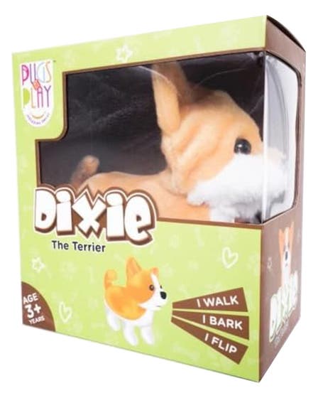 Pugs At Play Flipping Dixie B/O-Plush Toys-STRIDE-