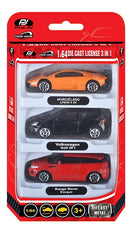 P.Joy V.Vroom Diecast Unif Lice 3Pc 1/64