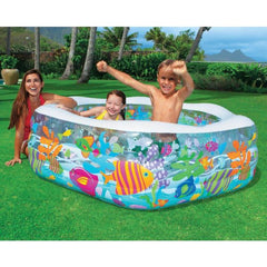 Intex Ocean Pattern Hexagonal Pool