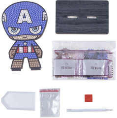 Captain America, Crystal Art Buddy