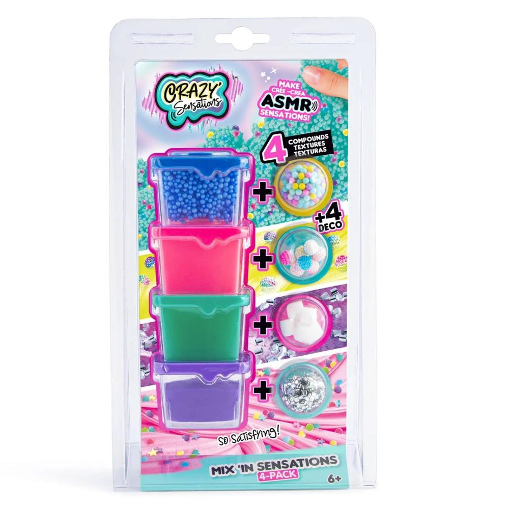 Mix'In Sensations - 4-Pack-Slime & Dough-MAGIC MIXIES-