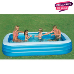 Swin Center Family Pool By Intex 10' X 6' X 22-INTEX