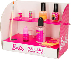 BARBIE NAIL ART COLOUR CHANGE