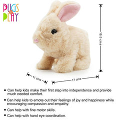 Pugs At Play Jumping Cookie 6.5 B/O-Plush Toys-STRIDE-