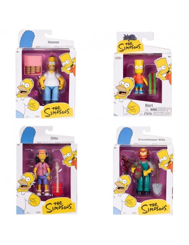 The Simpsons Fig 5" Wave #1 Asst. 4(Assorted - Includes 1) by The Simpsons for kids - toys