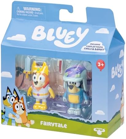 Bluey S12 Figure 2Pk Fairytale-Action Figures-Bluey-