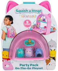 Sqal Squish-A-Longs On The Go Playset Asst