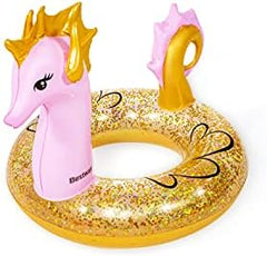 Bestway Swim Ring Gliter Seahorse 115X104Cm-ACCESSORIES & TUBS-Bestway-