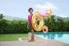 Bestway Swim Ring Gliter Seahorse 115X104Cm-ACCESSORIES & TUBS-Bestway-