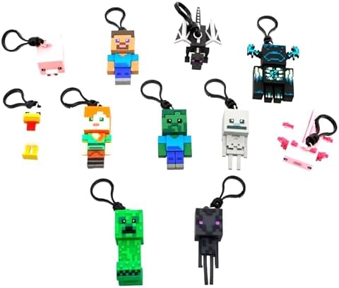 Minecraft Fig Keychains Blindboxasst.Cdu-Action Figures-Minecraft-