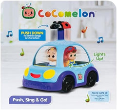 Cocomelon Vehicle Push N Sing B/O-Baby, Toddler & Preschool-JASWAR-