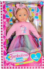 Bambolina Molly Unicorn With Arabic 50 Words - 40Cm-Bambolina-4895167989895