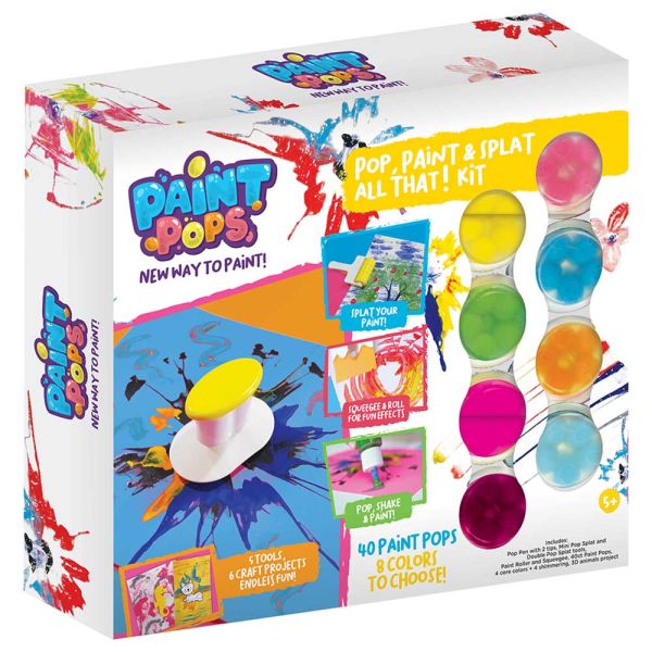 Paint Pops Shake & Paint Pop Pen Kit-Spin Master Games-771171149729