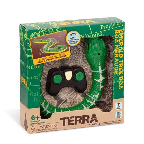 Rc Snake (Green) by Terra for kids - toys