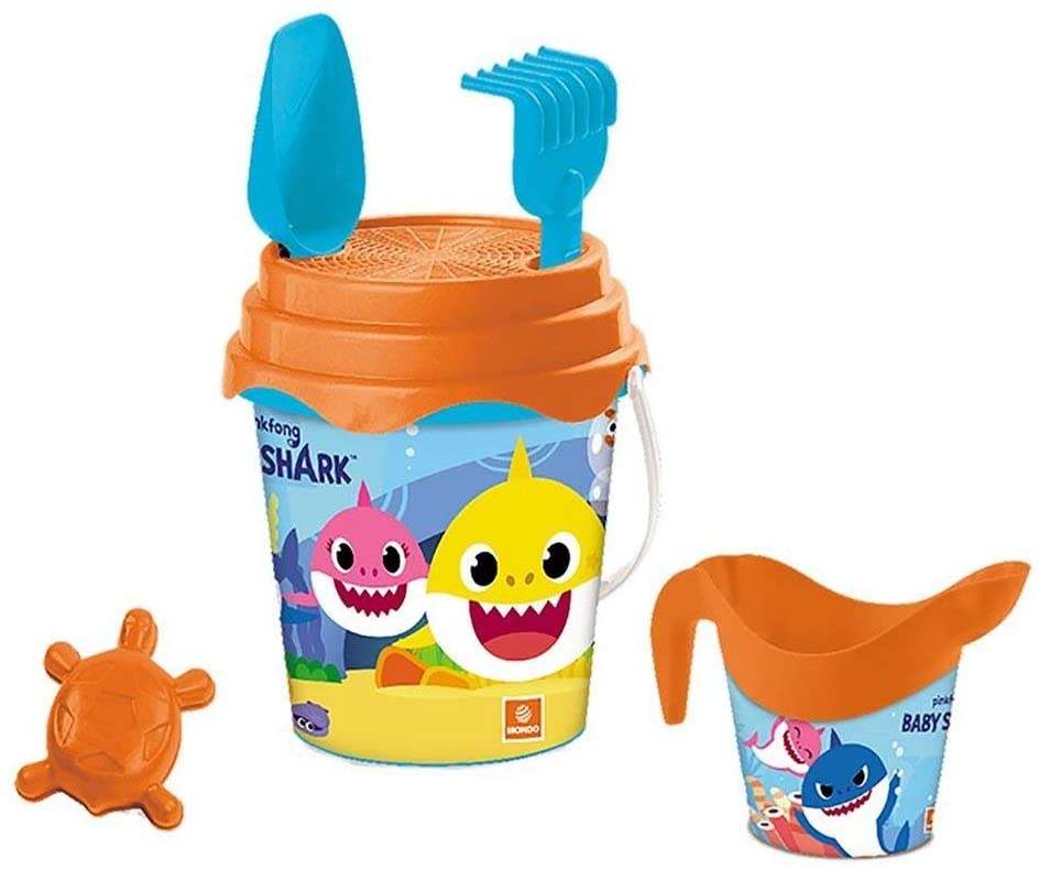 Mondo Dlx Bucket Set 17Cm Baby Shark-ACCESSORIES & TUBS-MONDO-