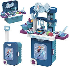 Frozen2 Kitchen Trolley Case 3In1-Dolls & Accessories-JAKKS-