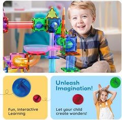 Picasso Magnetic Marble Run 50Pcs-Games & Puzzles-PICASO-