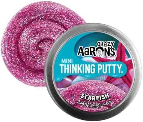 Crazy Aaron's Mini Tin - Starfish - Safe-Slime & Dough-Crazy Aaron-810066954885