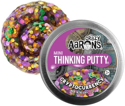 Crazy Aaron's Mini Tin - Cryptocurrency - Safe-Slime & Dough-Crazy Aaron-810066954861