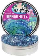 Crazy Aaron's Glow Bright Mermaid Tale - Safe-Slime & Dough-Crazy Aaron-810066954786
