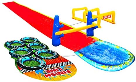 Aqua Blast Obstacle Course Slide - 16Ft(L) by BANZAI for kids - toys