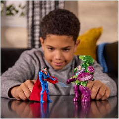 Dc Metal Force Fig 4" Team Up Battlepack-Action Figures-SM DC Metal Force-
