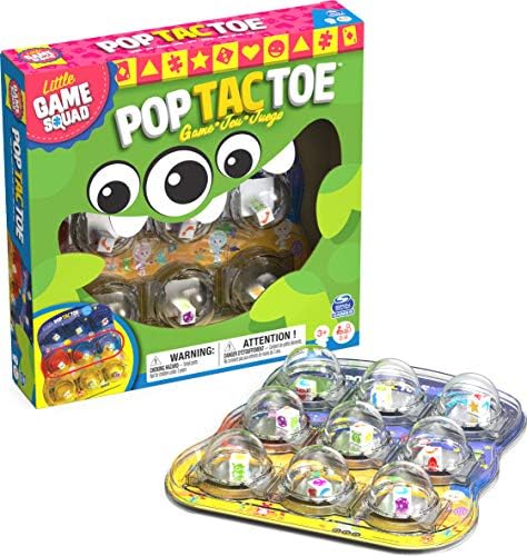 Game Squad Pop Tac Toe-ACTIVITY GAMES -Spin Master Games-778988321218