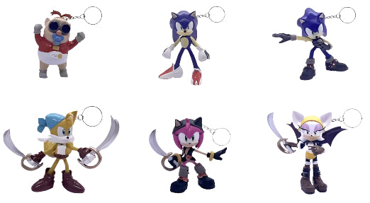 Sonic Figure K.Chain Blister 2.5 PMI Sonic Prime Netflix Series 2 Collectible Keychain Blind Bag (Assortment - Includes 1)-Action Figures-PMI-810128421713