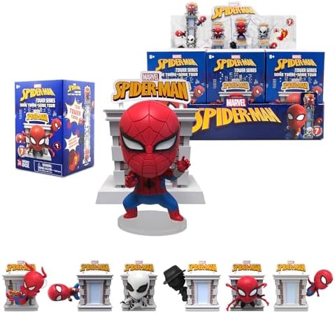 Spiderman Tower Series W/Window Box 6Ass-Action Figures-MAXX-