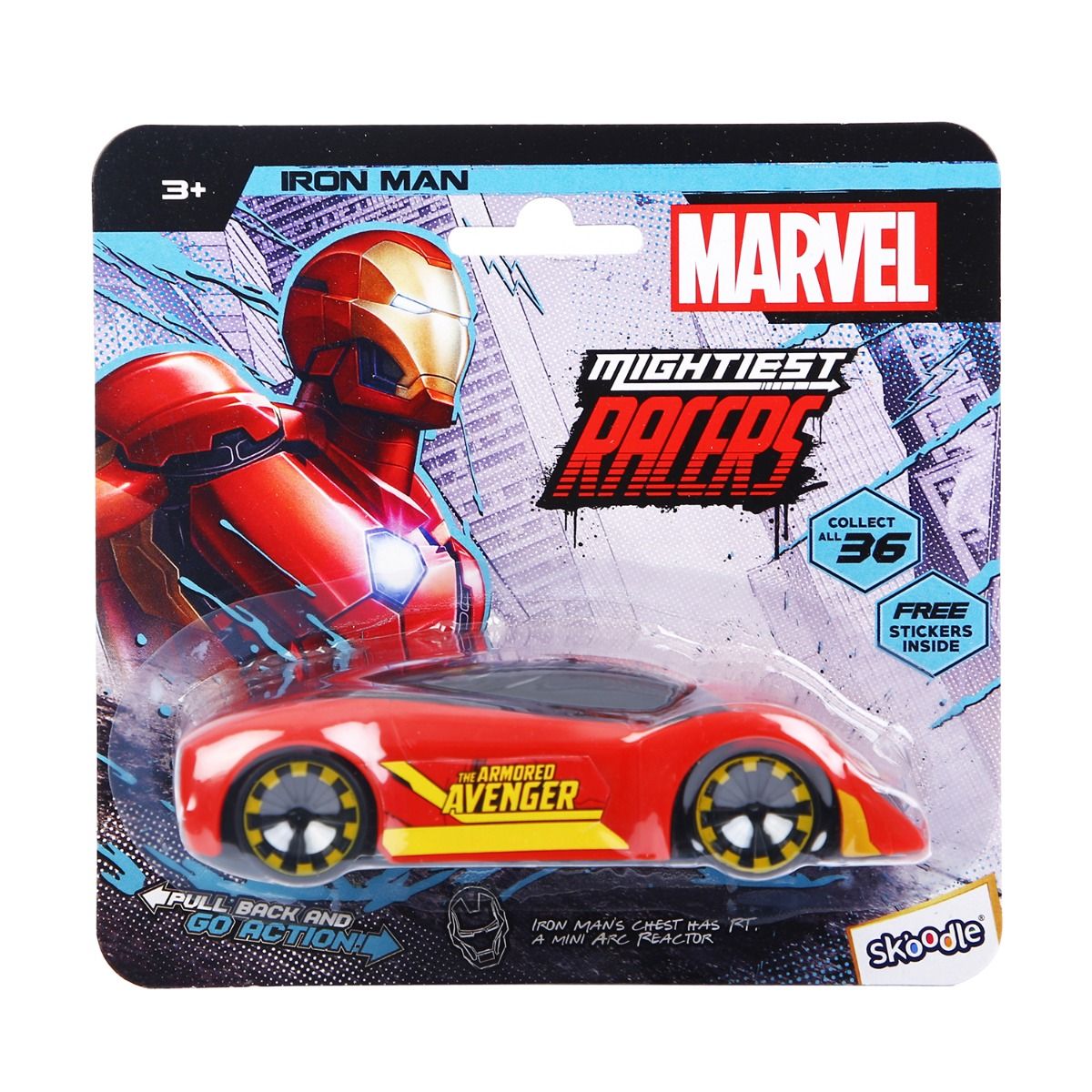 Marvel Mm Racer Ironman-Cars & Vehicles-MONDO-8904384322746