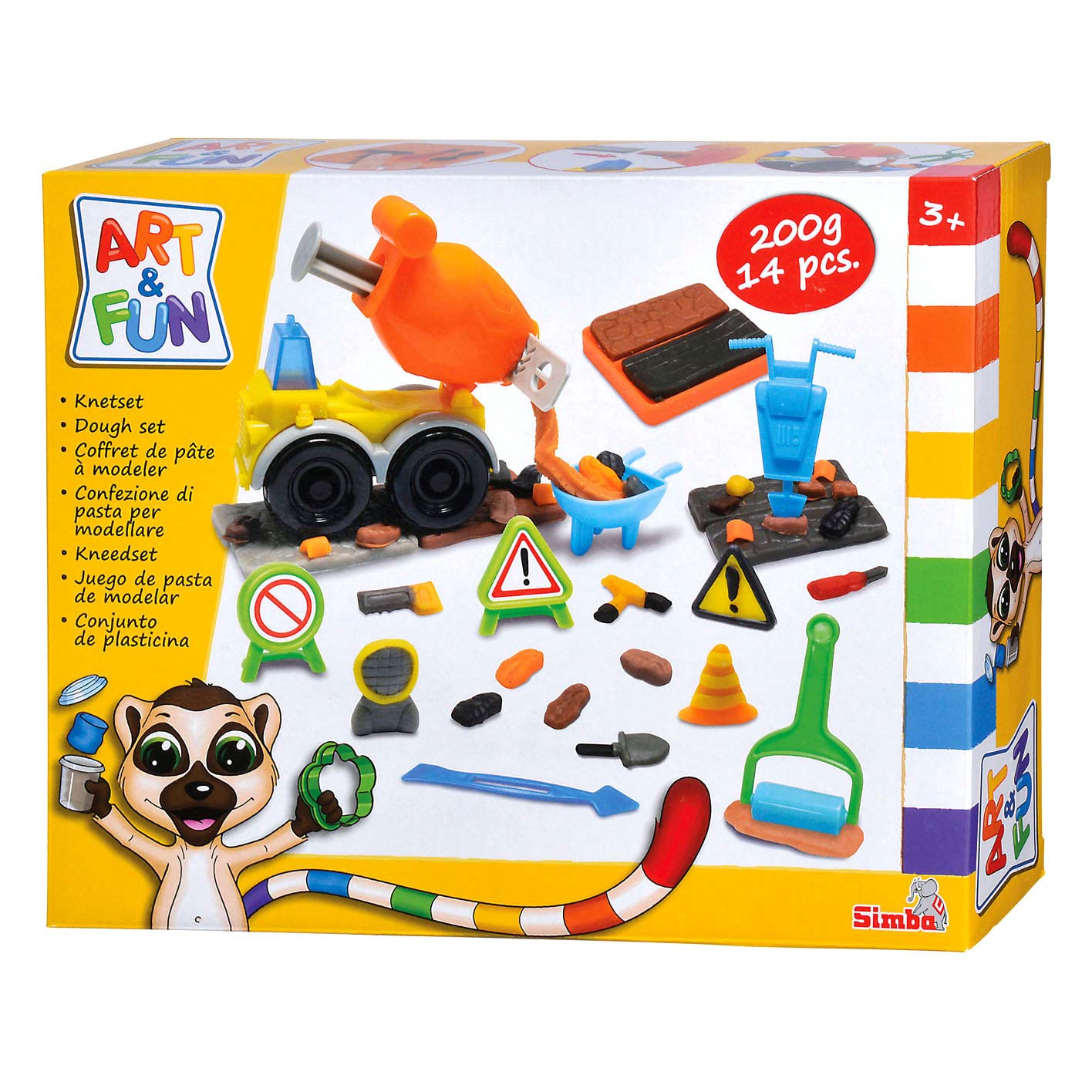 A&F Dough Set Construction-Art & Fun-4006592077570