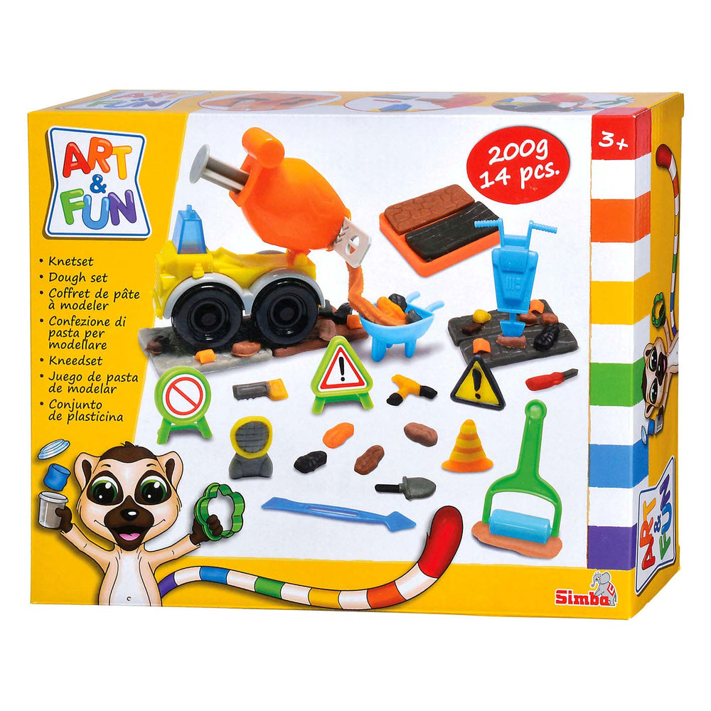 A&F Dough Set Construction by Art & Fun for kids - educational